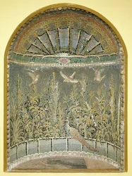 Römische Mosaikbrunnen-Nische, ca. 1. Jh. n. Chr.